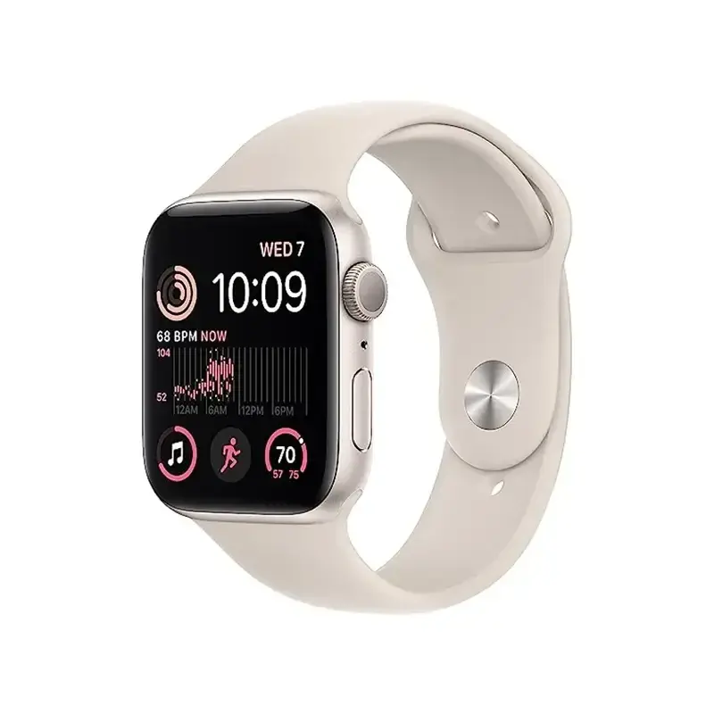 ساعت هوشمند اپل Apple Watch SE Starlight  Case with Starlight Sport Band